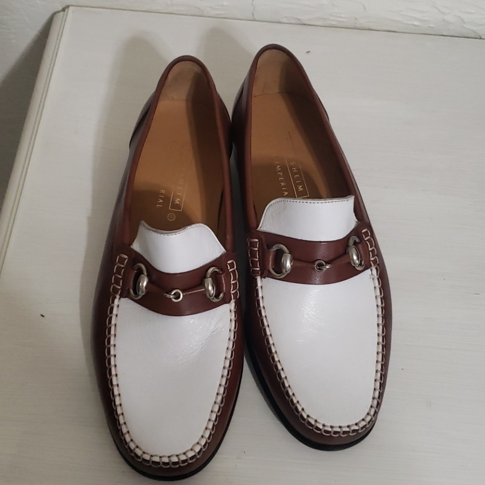 Leather mens mocasines